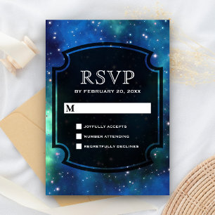 Galáxia Espacial Celestial Moderna RSVP