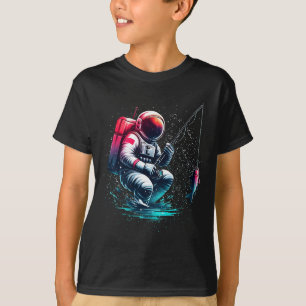 Galáxia Espacial da Lua do Astronauta Camisa Camis