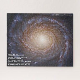 Galáxia espiral NGC 3147 Quebra-cabeça de serra