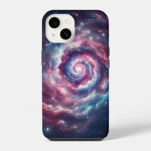 Galáxia Nebulosa Sonho Cósmico Estrelas Rosa e Rox