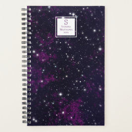 Galáxia Purple Starry Sky | Planejador Monograma