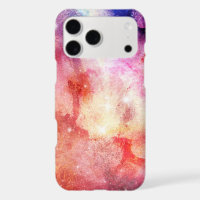 Galáxia rosa capas de iphone de gabinete