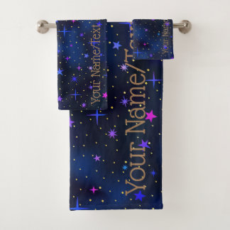 Galáxia Stars Midnight Blue Bath Conjunto