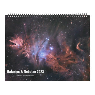 Galáxias e Nebulae 2023 Calendário
