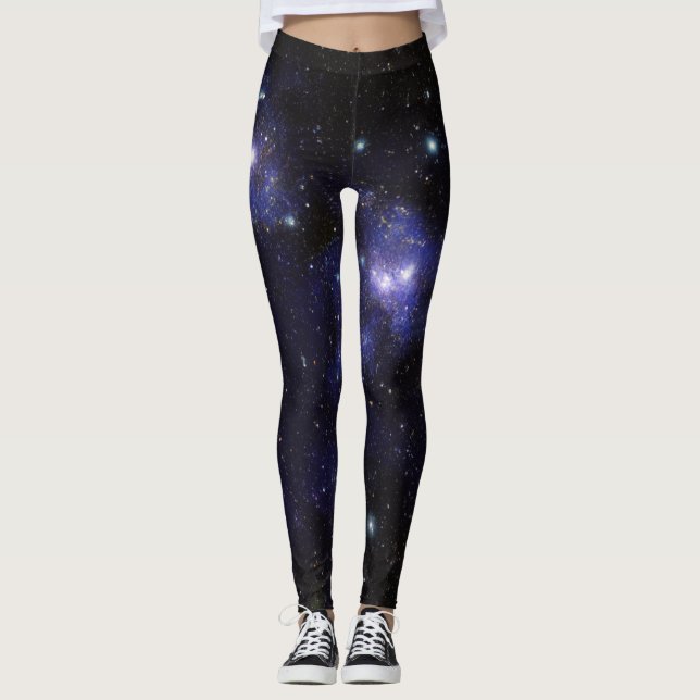 Galáxias Estrelas Leggings (Frente)