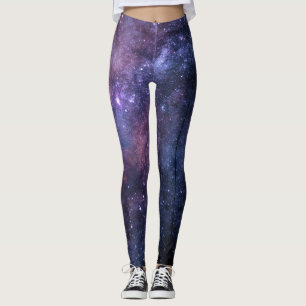 Galáxias Stars Leggings Night Sky