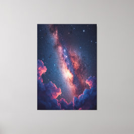 Galaxy Adventure Home Decor Canvas com aspecto esp