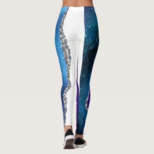 Galaxy Agate Series Design 16 Leggings (Verso)