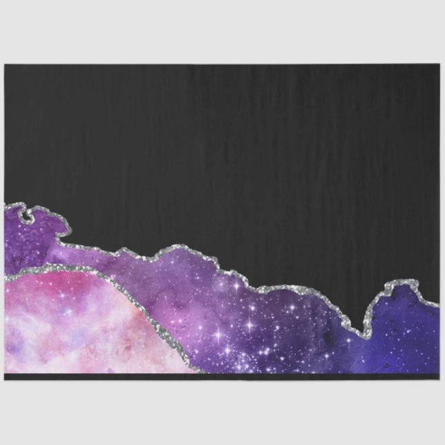 Galaxy Agate Series Design 20 Papel Tecido (Frente )