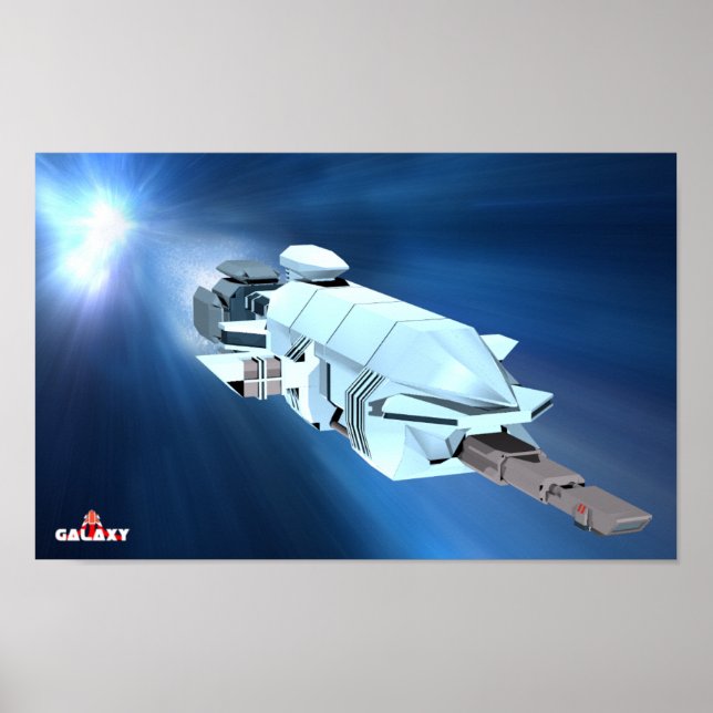 Galaxy Avalon Render Poster (Frente)