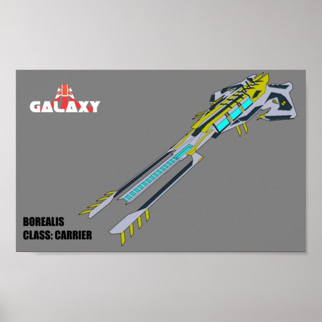 Galaxy Borealis Poster (Frente)