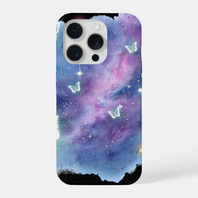 Galaxy Butterfly Phone Case (Verso)