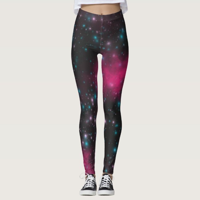Galaxy Cosmos Star Leggings (Frente)