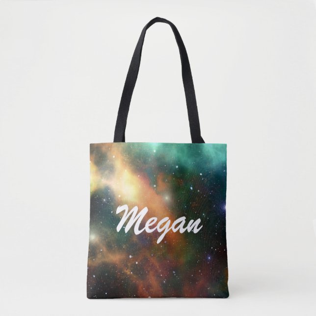 Galaxy Design Tote Bag (Frente)