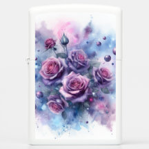 Galaxy Floral Rosa Zippo Lighter