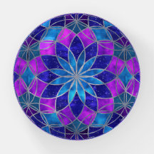 "Galaxy Glassworks" Peso de Papel