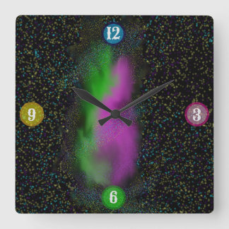 Galaxy Glow – Relógio de Parede Cósmico