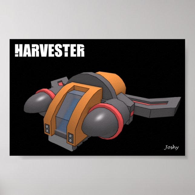 Galaxy Harvester Poster (Frente)