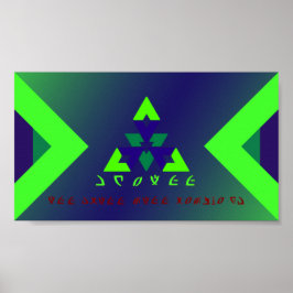 Galaxy Kneall Flag Poster