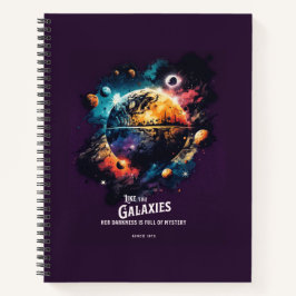Galaxy — Livro de notas moderno