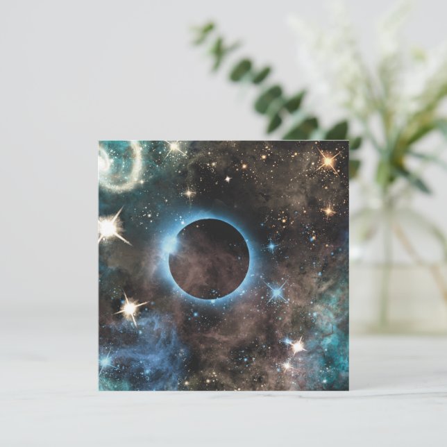 Galaxy Nebula Planet Hubble Telescope Fotografia (Em pé/Frente)