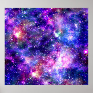 Galaxy Night Impressão Cosmic Design