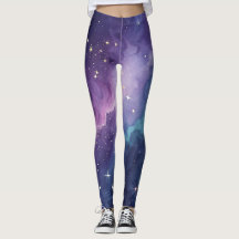 Galaxy Night Sky Starry Leggings