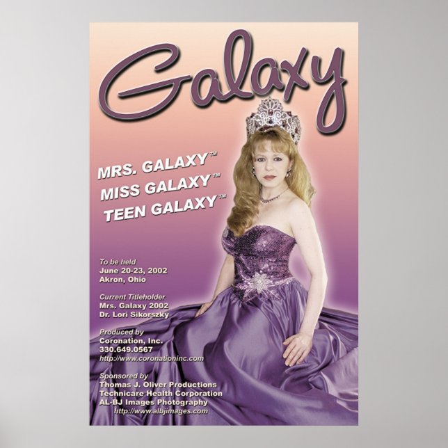 Galaxy Pageant 2002 Promo Poster (Frente)