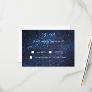 Galaxy Starry Night Celestial Stars Moderno RSVP