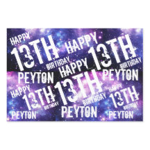 Galaxy Starry Night Festa de aniversário Personali