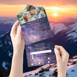 Galaxy Starry Night Stars Sky Weding Nebula Foto