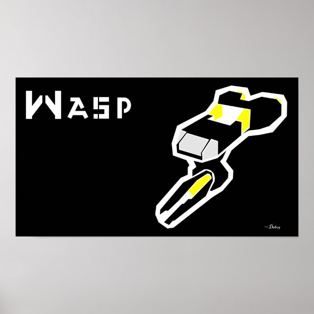 Galaxy Wasp Poster (Frente)