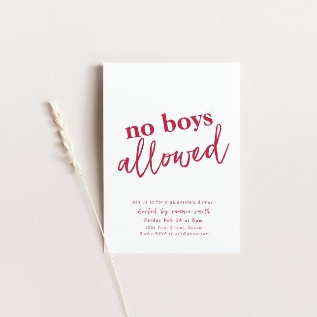 Galentines Jantam o convite de garotas Namorados (Criador carregado)