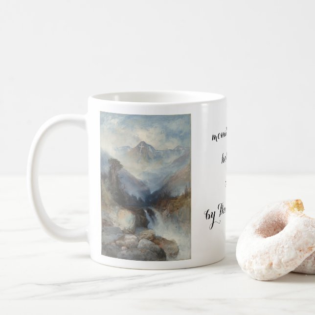 galeria de arte de xícara de café, montanha da cru (Com Donut)