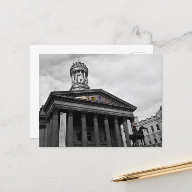 Galeria de Arte Moderna, Glasgow, Escócia Cartão P (Frente/Verso In Situ)