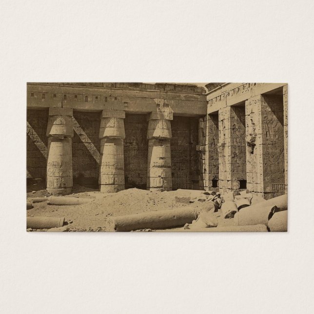 Galeria no segundo tribunal de Thutmose I em Medin (Frente)