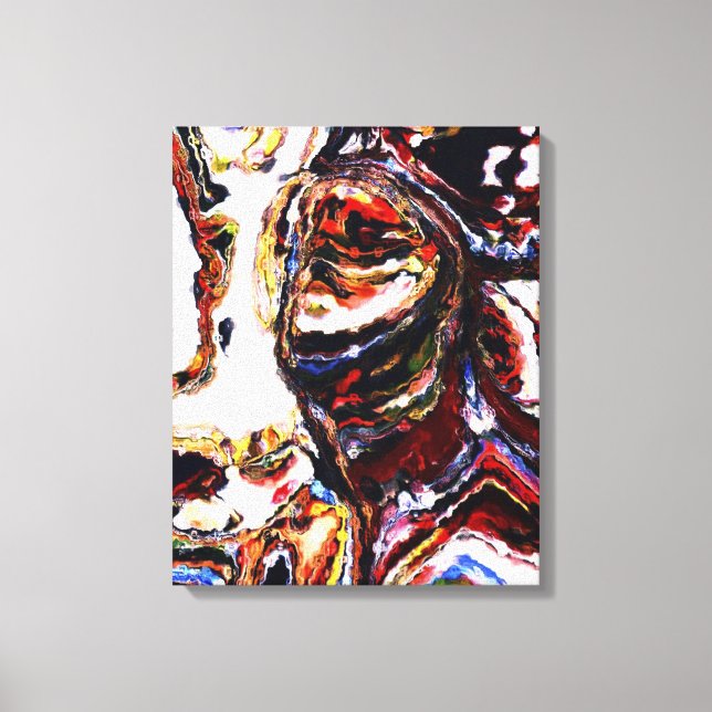 Galeria "Procurando" - pintura de Canvas (Frente)