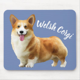 Galês Mousepad ilustrado Corgi