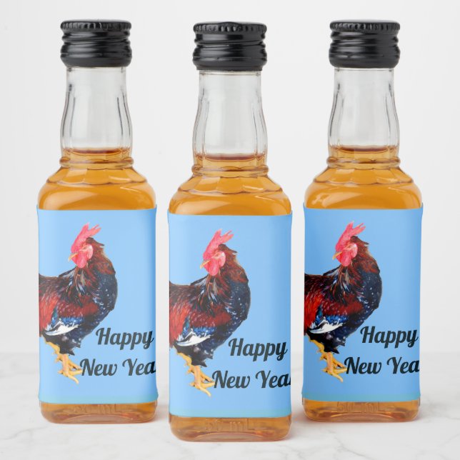 galináceo macho, galo Personalizado (Garrafas)