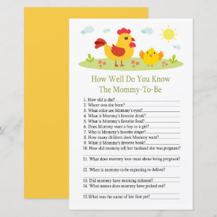 Galinha Como você conhece bem o jogo de chá de fra