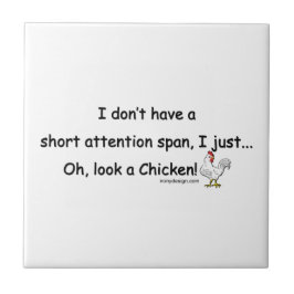 Galinha curta da capacidade de concentração