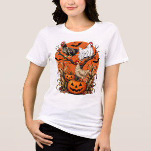 Galinha de Halloween Assustadora Esqueleto Fantasm