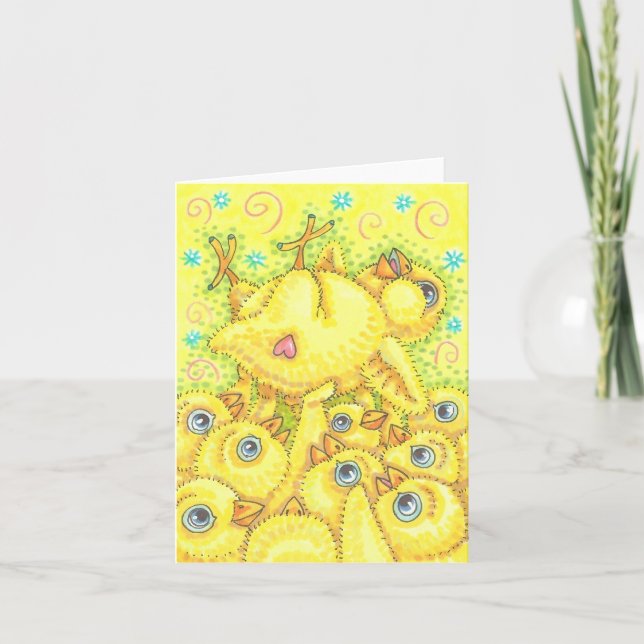 GALINHA ROCK, CARTÃO DE NOTA DO PIT DO SPRING MOSH (Frente)