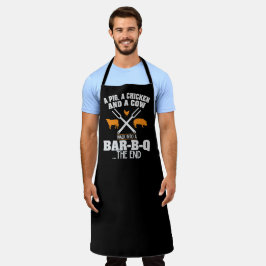 Galinha-SuínoJoke Grande Apron Preto