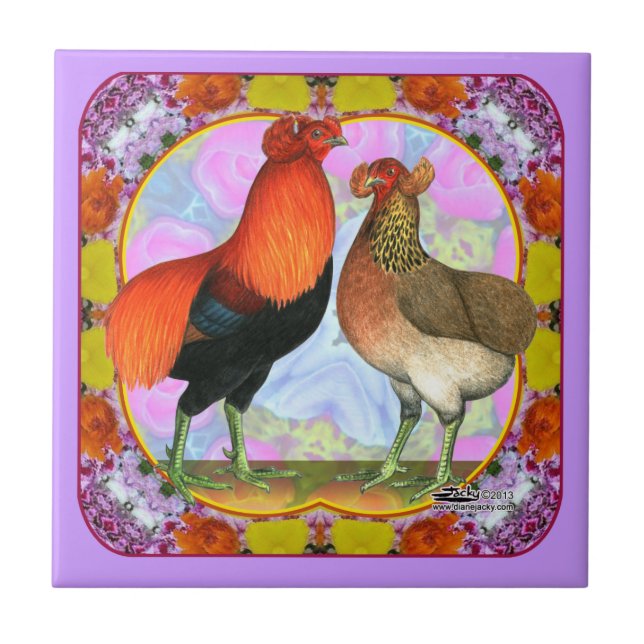 Galinheiros Araucana Art Nouveau (Frente)