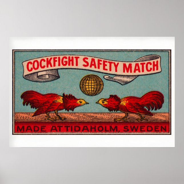Galinheiros de Combate - Impressão Matchbox - Pare (Frente)