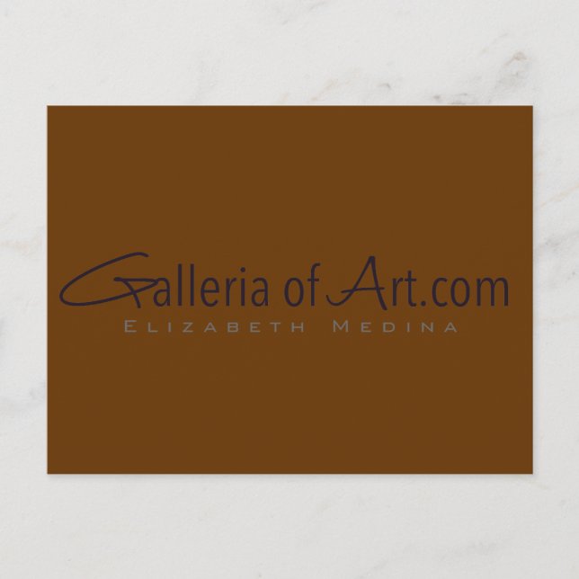 GalleriaofArt.com ~ Cartão Postal / Convites (Frente)
