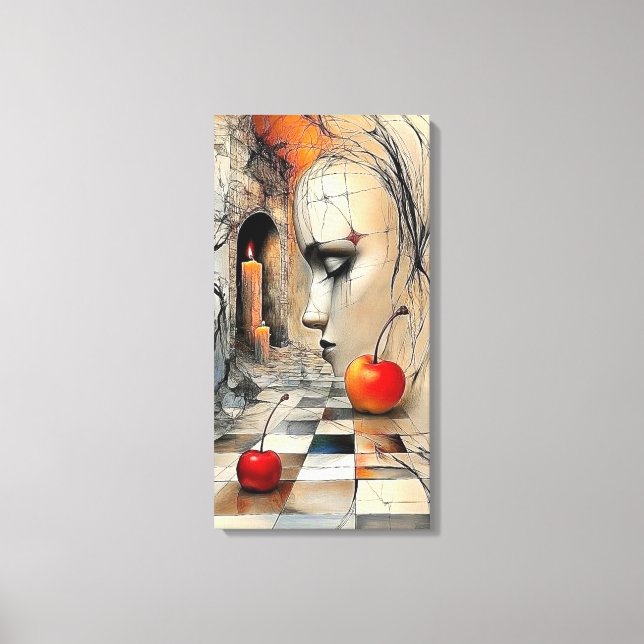 Gallery-Style Pet Portrait Canvas – Meaningful Hom (Frente)