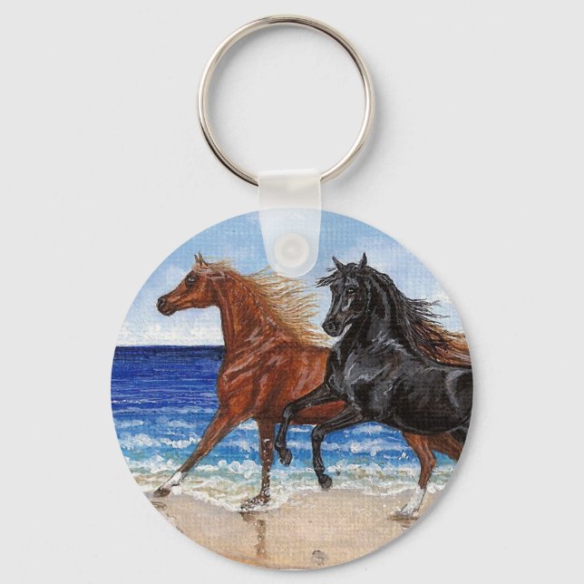 Gallop Beach chaveiro árabe (Frente)