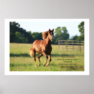 Galloping Horse Poster